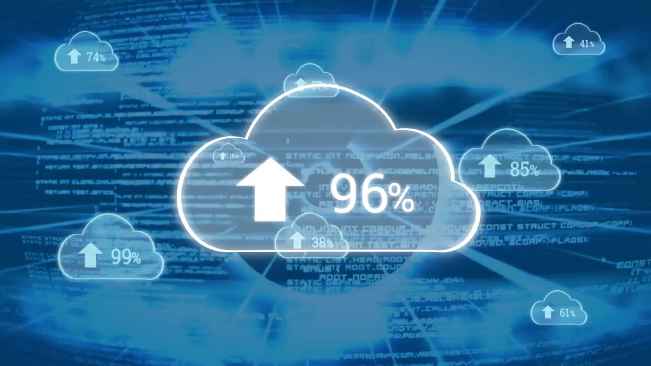 진행 클라우드와 프로그램 코드를 업로드합니다.