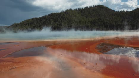 黃石國家公園 (yellowstone national park) 內的多彩的水<unk>