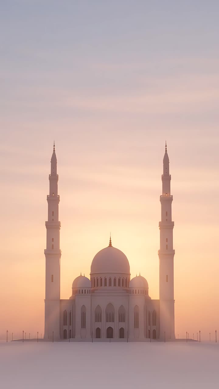 Eid al-Adha Moschea Sfondo islamico 4K