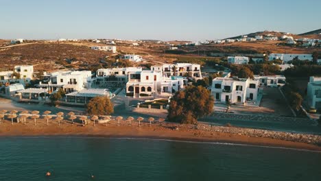 flight in paros, naxos, antiparos in greece