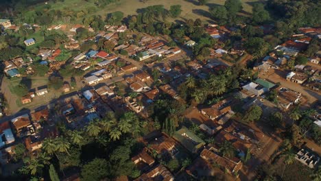 aerial view of morogoro town