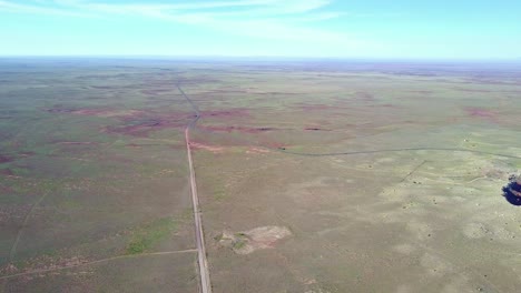 An-incredible-high-angle-vista-aérea-pan-of-Meteor-Crater-Arizona