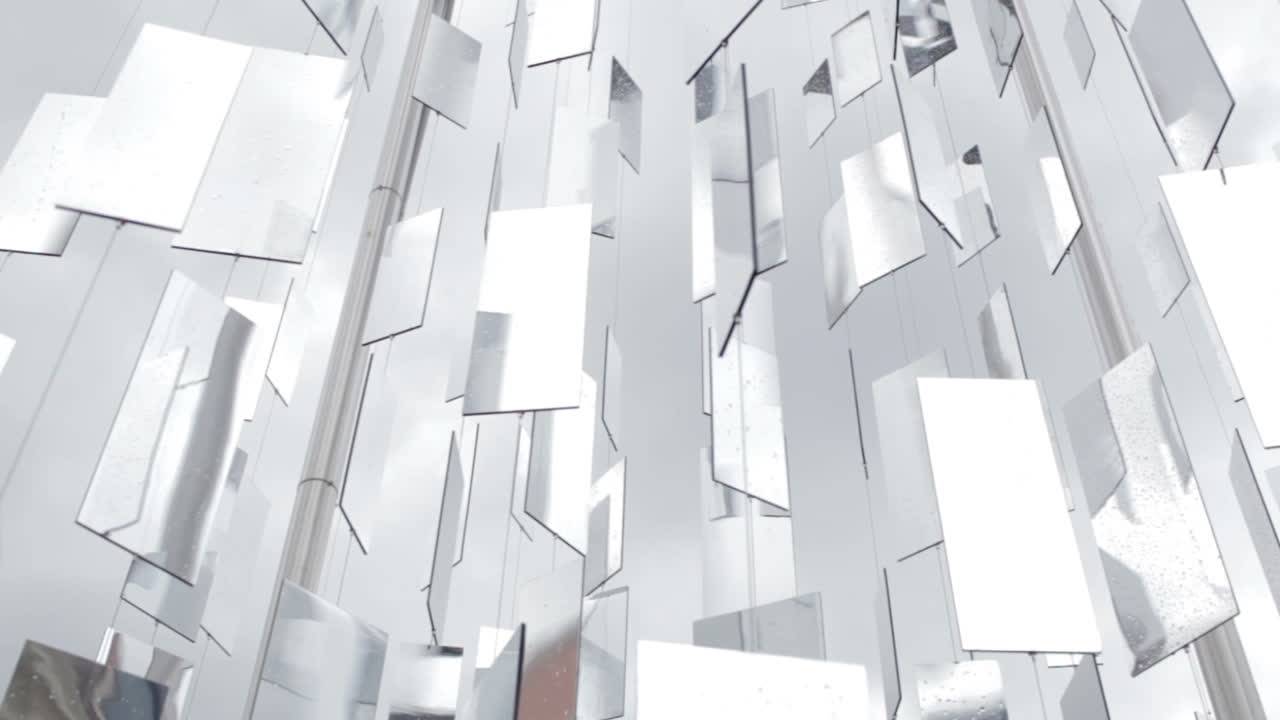 도시는 거울에 반사됩니다.