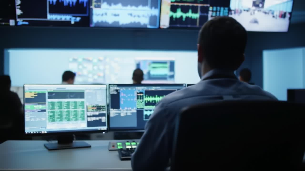 vigilancia de la sala de control