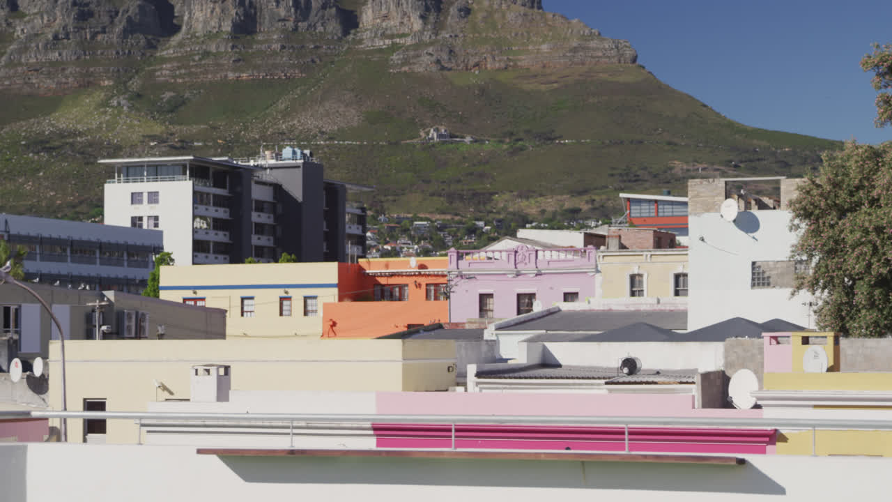 vista alta de una ciudad