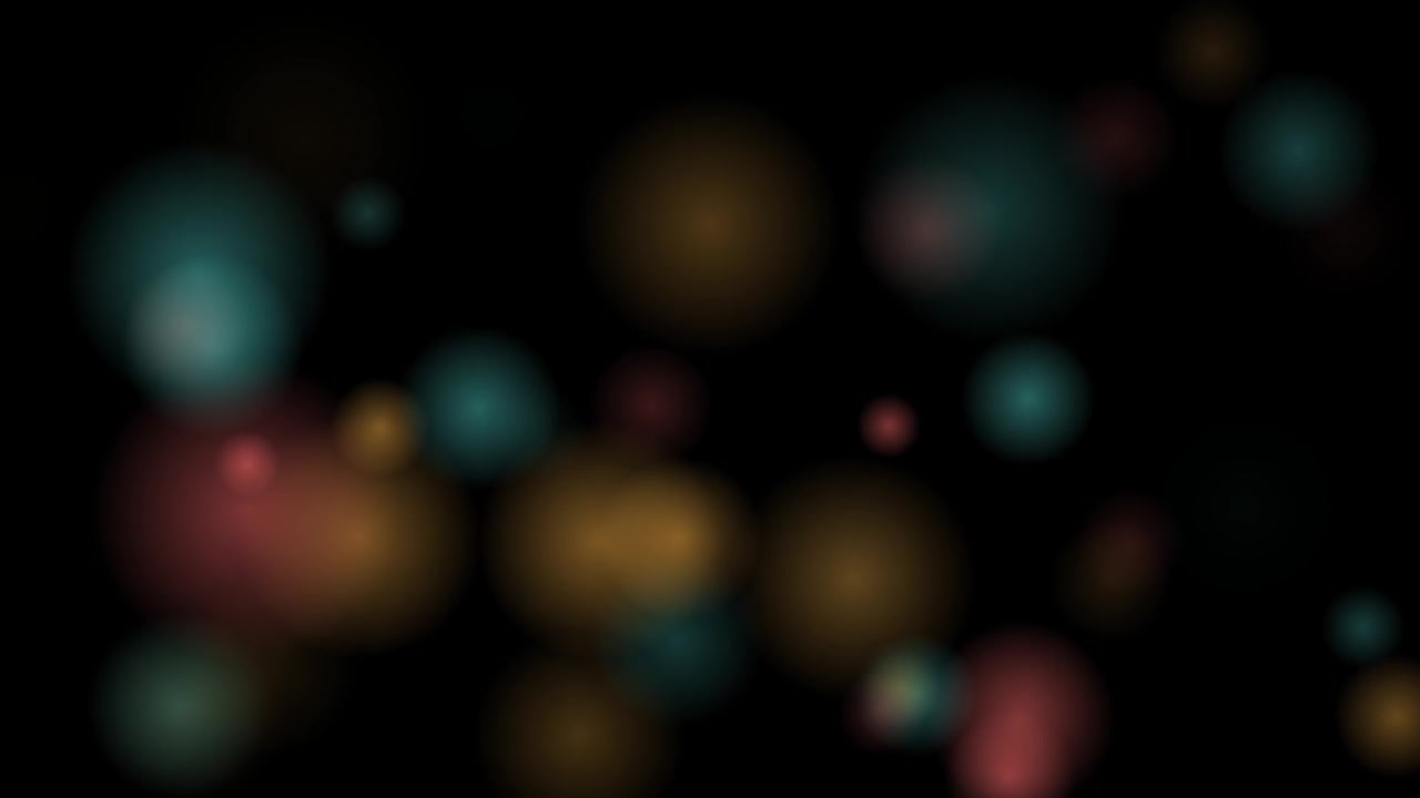 Sfondo astratto con luci bokeh colorate fluttuanti