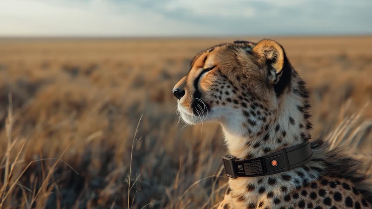 Cheetah in its natural habitat