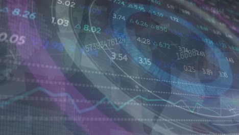 animación del procesamiento de datos a través de codificación binaria