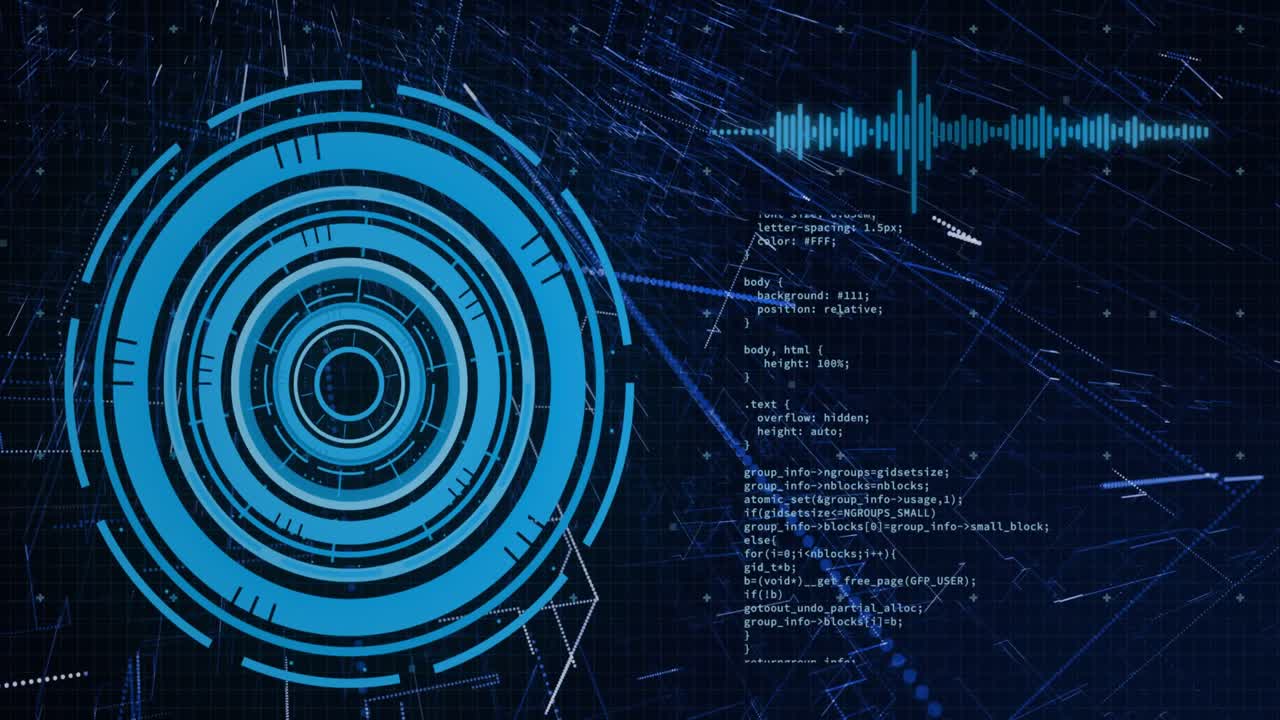 Animation of scope scanning and data processing over computer circuit board