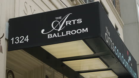 arts ballroom - philadelphia sign