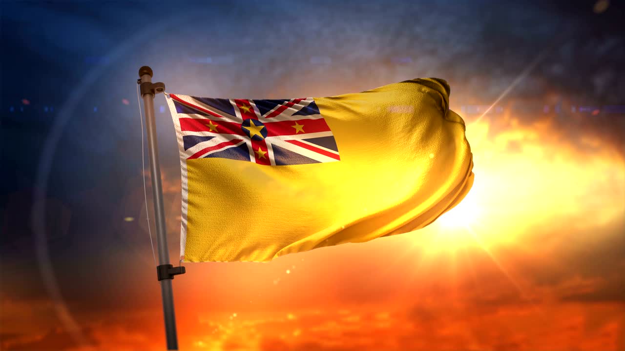 아름다운 해가 뜨는 순환 속도 느린 모션 4k에서 비 발 백라이트