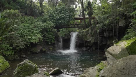 uruapan michoacan national park main waterfall in slow motion