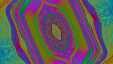 fondo de movimiento de bucle de arco iris de color abstracto sobre la superficie del líquido del agua