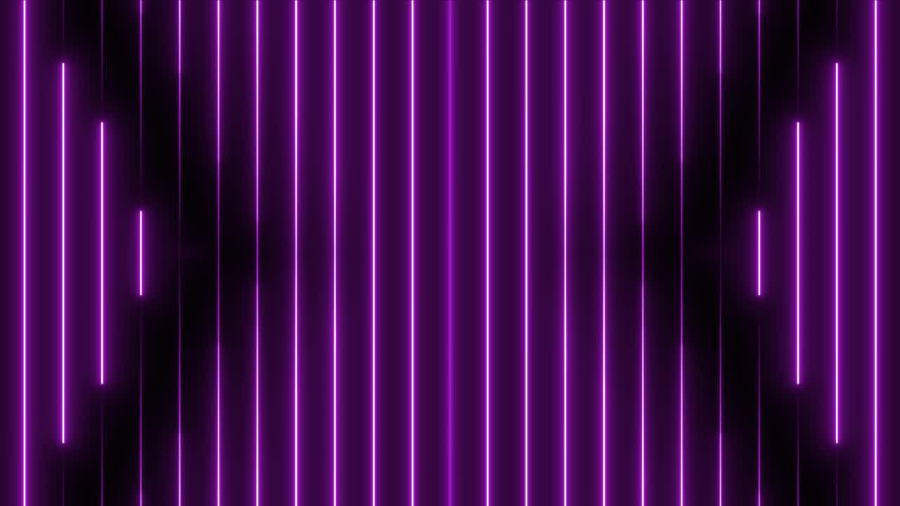 Purple Neon Light Lines Background