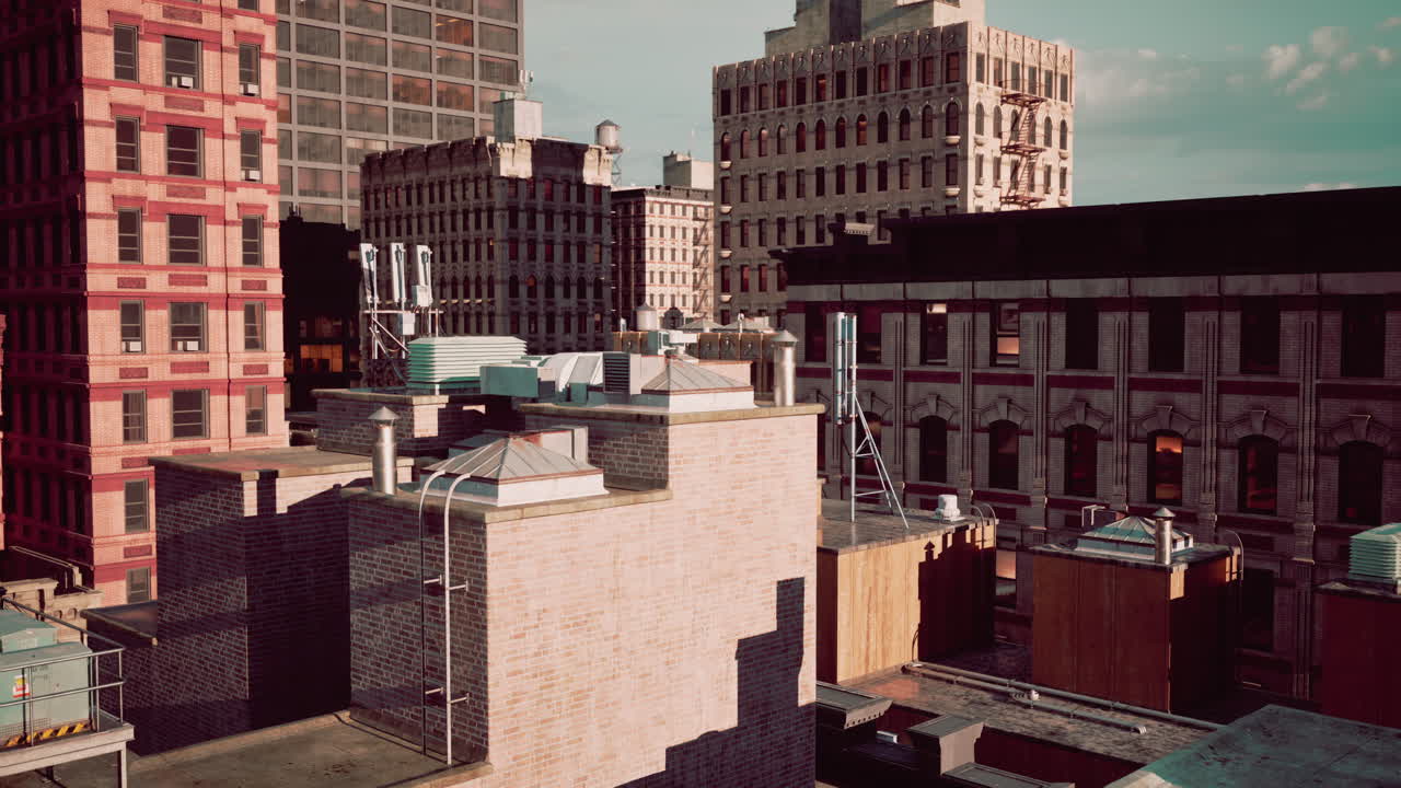 vista aérea de los edificios de la ciudad