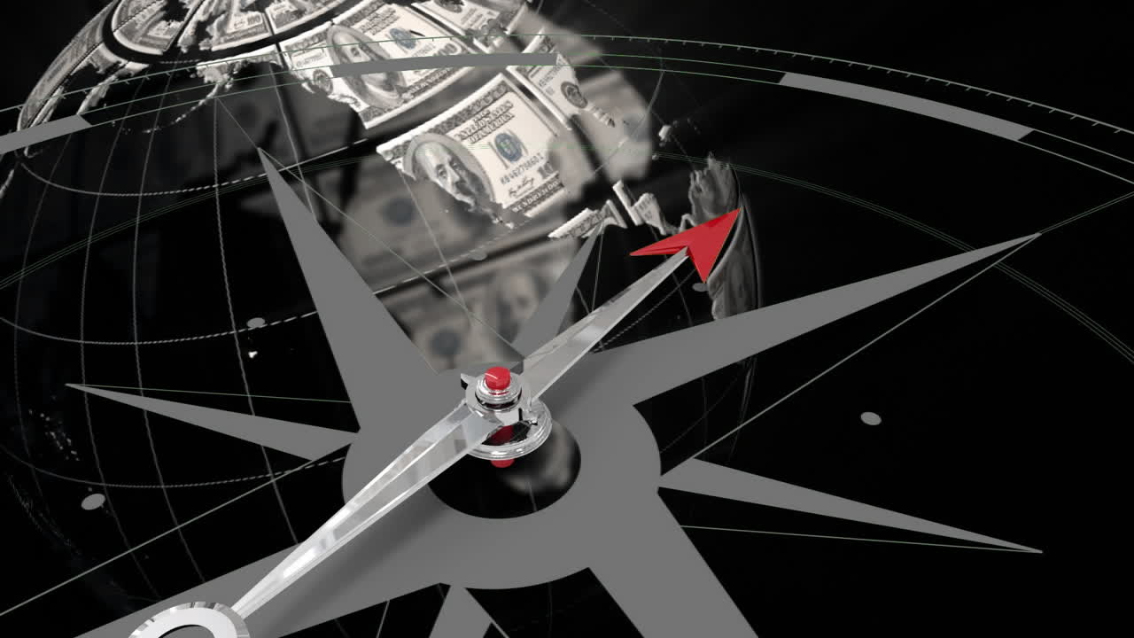 나침반 이 있는 지구