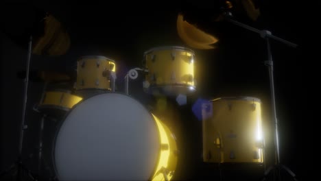 drum-set-with-DOF-and-lense-flair