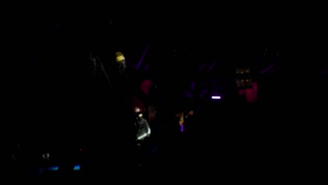 bailarines actuando frente a una multitud en un club