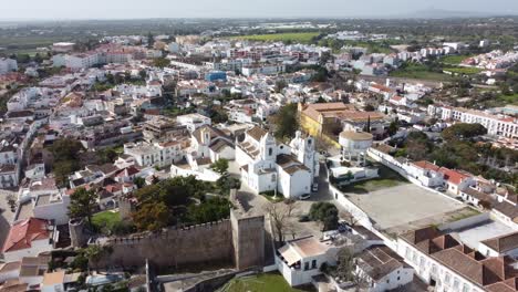 tavira castle and santa maria church tavira old town algarve portugal, steeped in history and culture