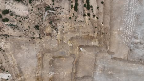 Drone-flying-along-an-old-quarry-in-South-Australia