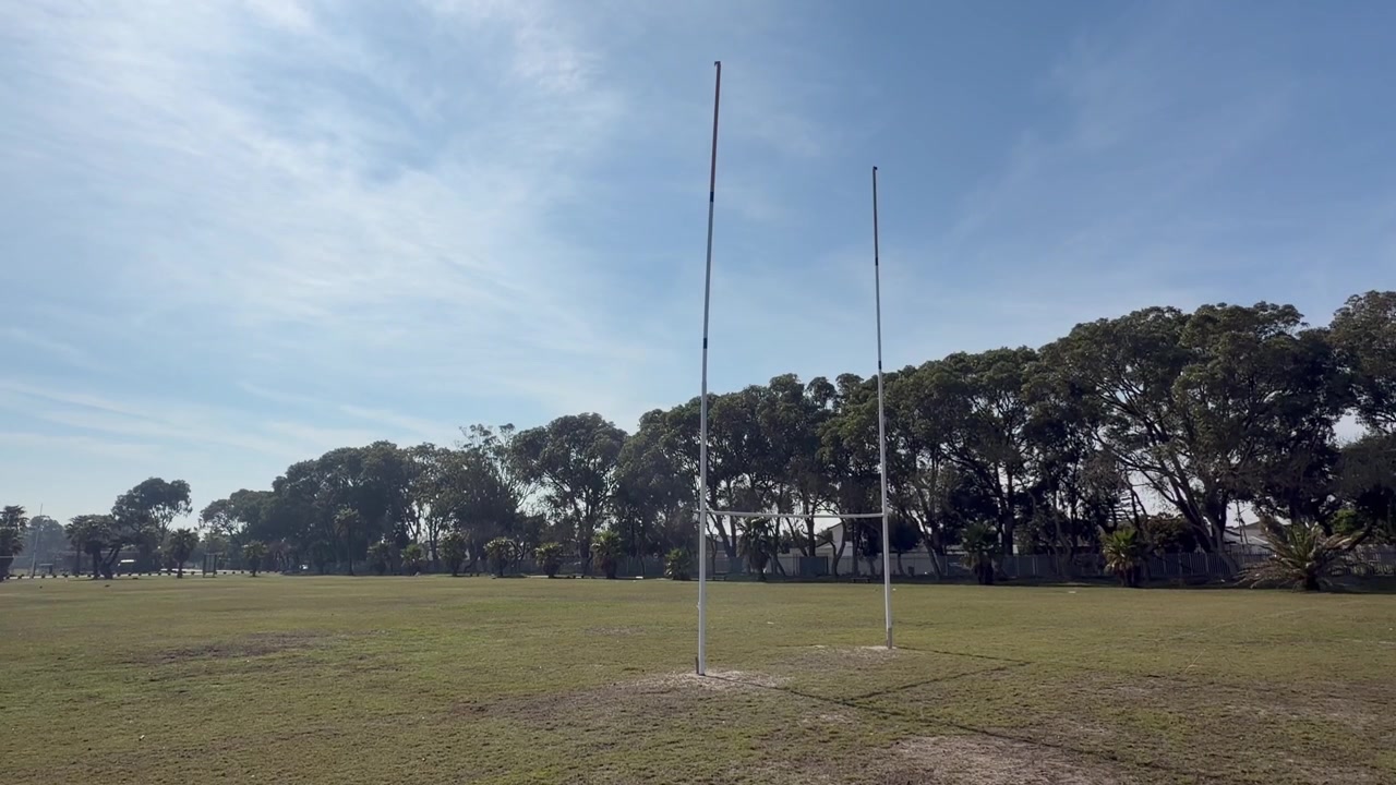 A rugby ground in Cape Town, South Africa.