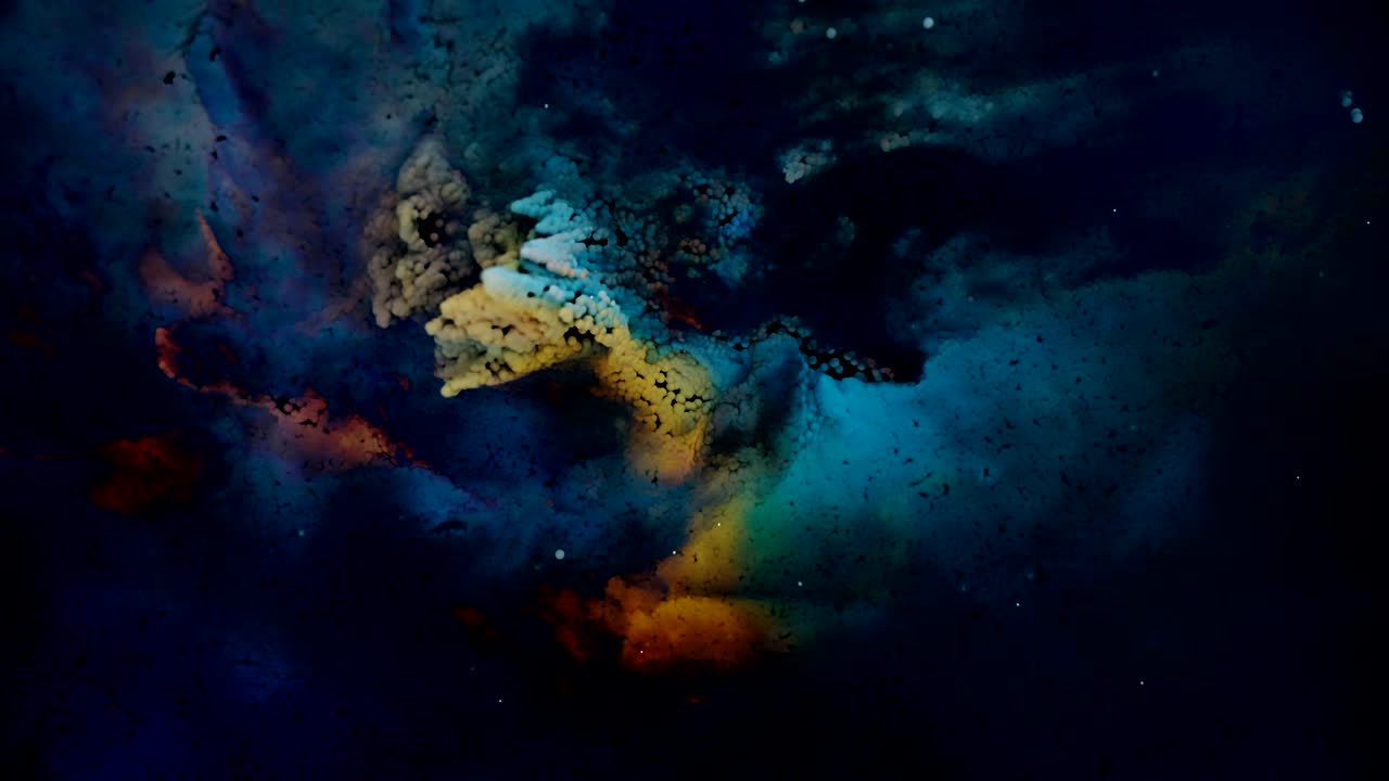 Unique Particle Recreation of the Lagoon Nebula