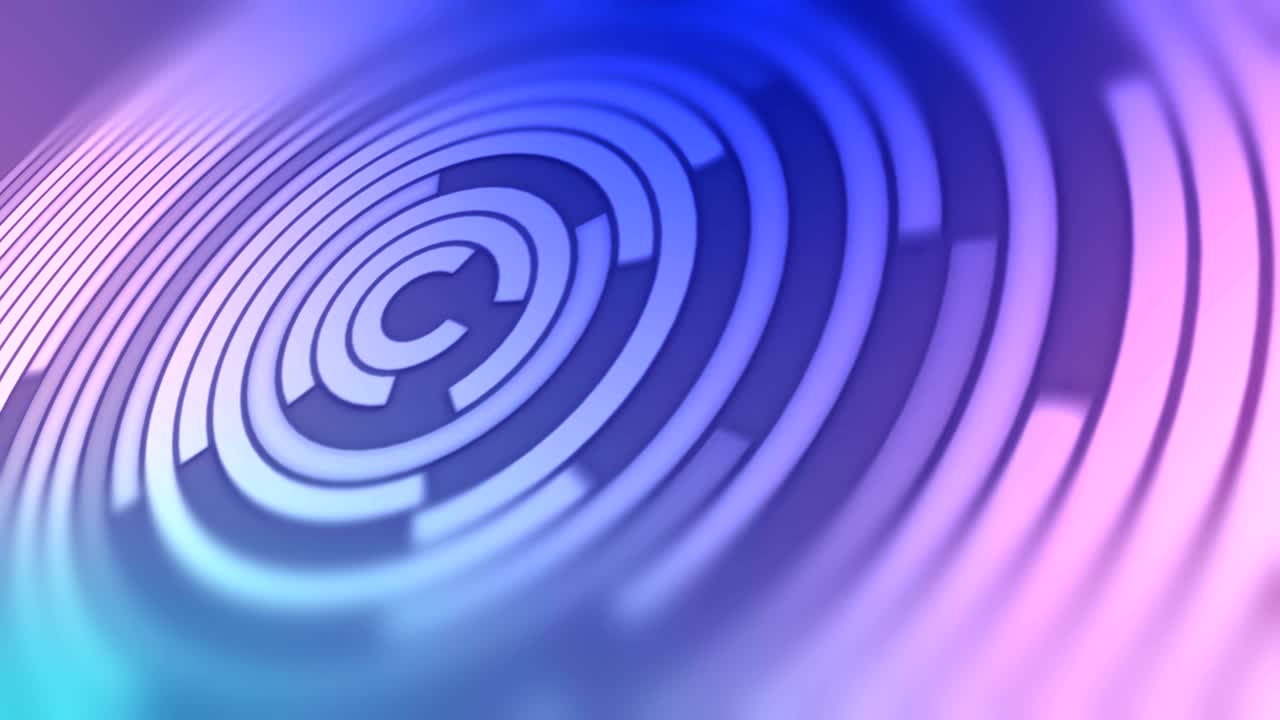 círculos segmentados que giran en un bucle infinito