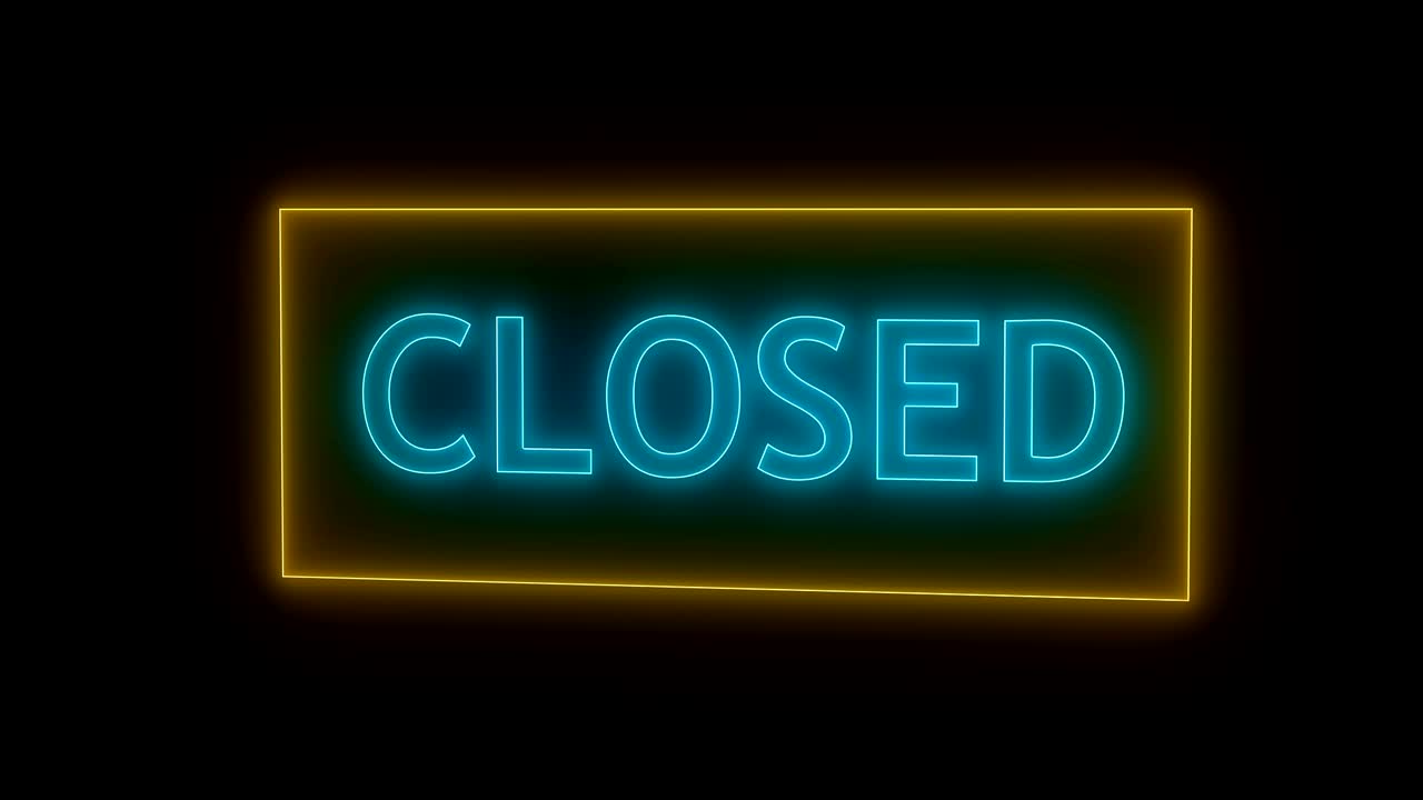 네온 표지판 3d 렌더링