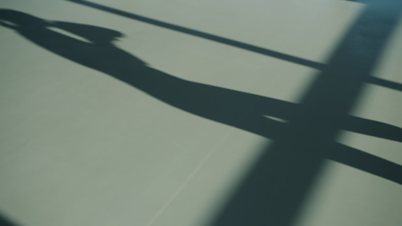 Woman Walking in Gym