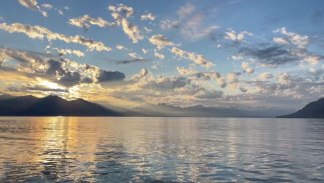 Sunrise-At-Stephens-Passage-In-Alaska