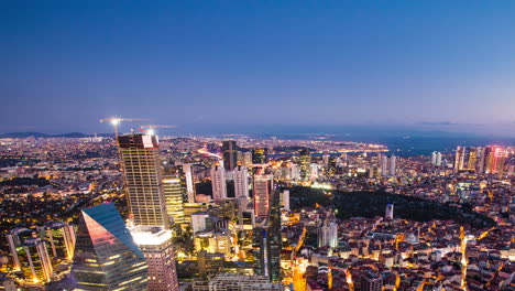 istanbul city skyline at night