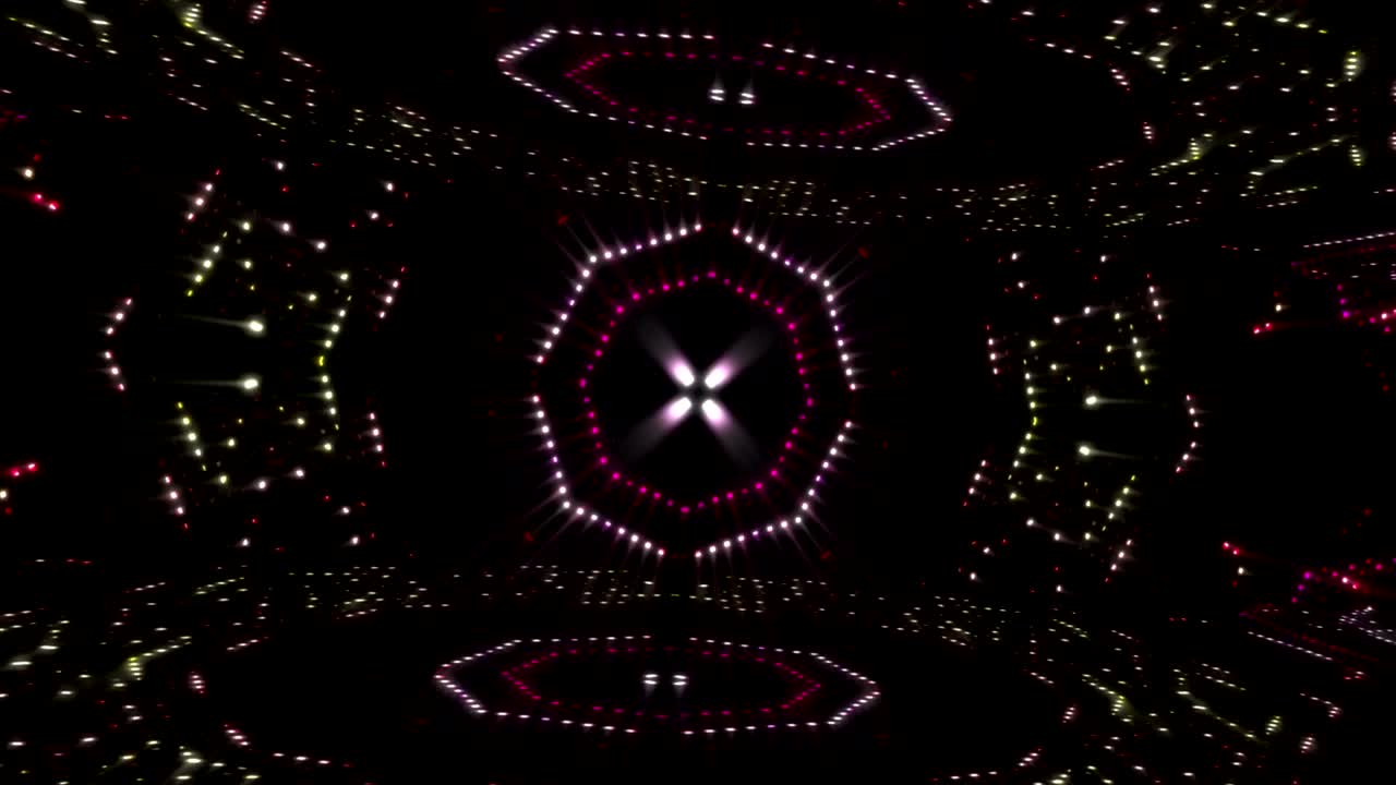 다채로운 클럽 조명 배경 루프