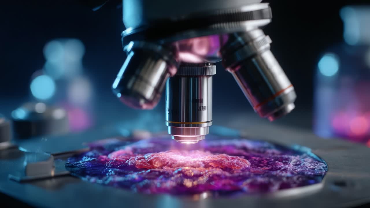 Exploring the Microscopic World: Visualizing Innovative Science through Advanced Optical Microscopy Techniques and the Vibrant Colors of Cellular Structures