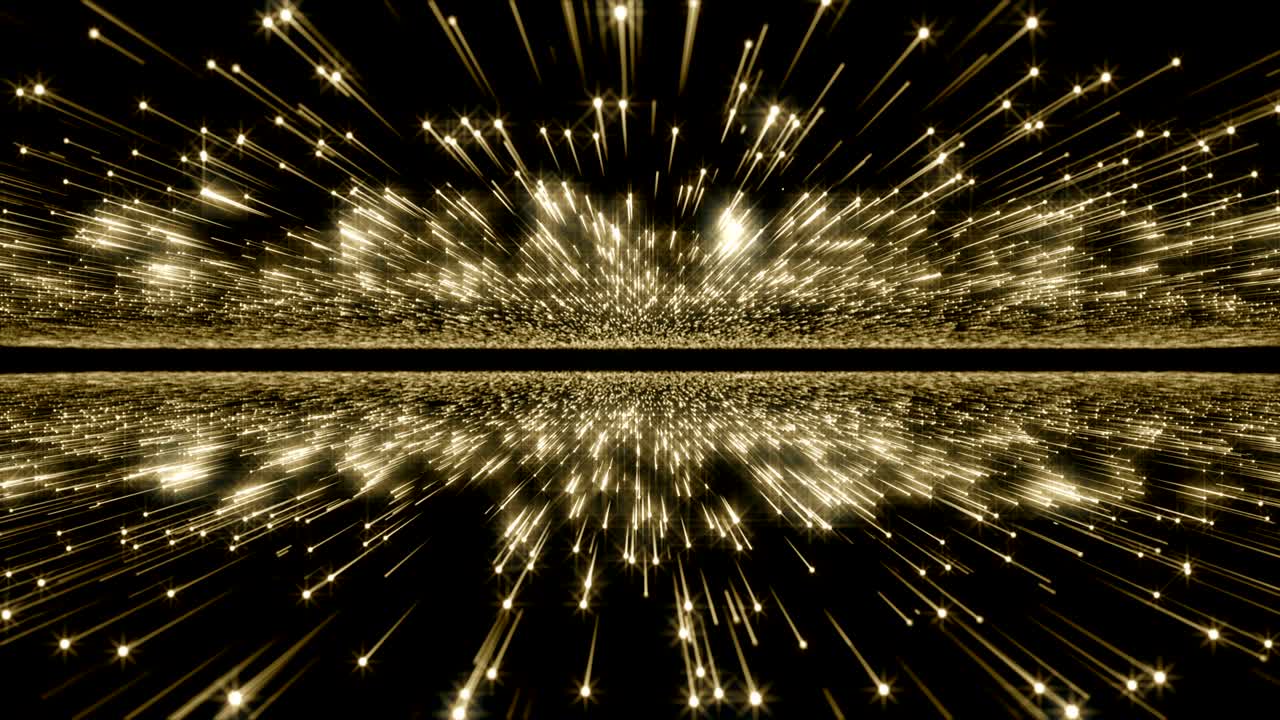 입자 금 반이는 보케상 먼지 추상적인 배경 루프