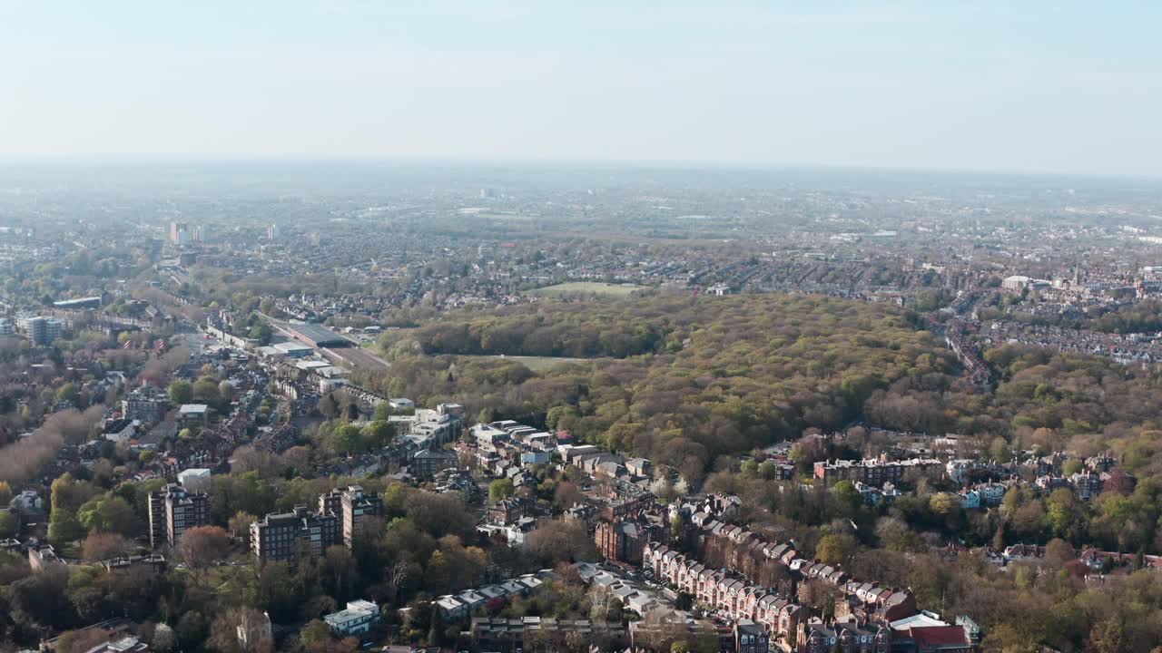 drone disparó sobre highgate wood en el norte de londres