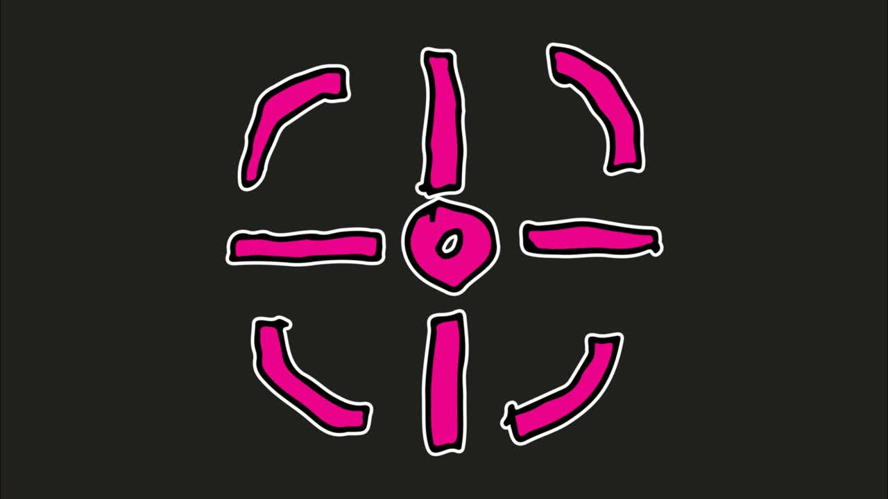 Kids drawing green Background with theme of gun focus