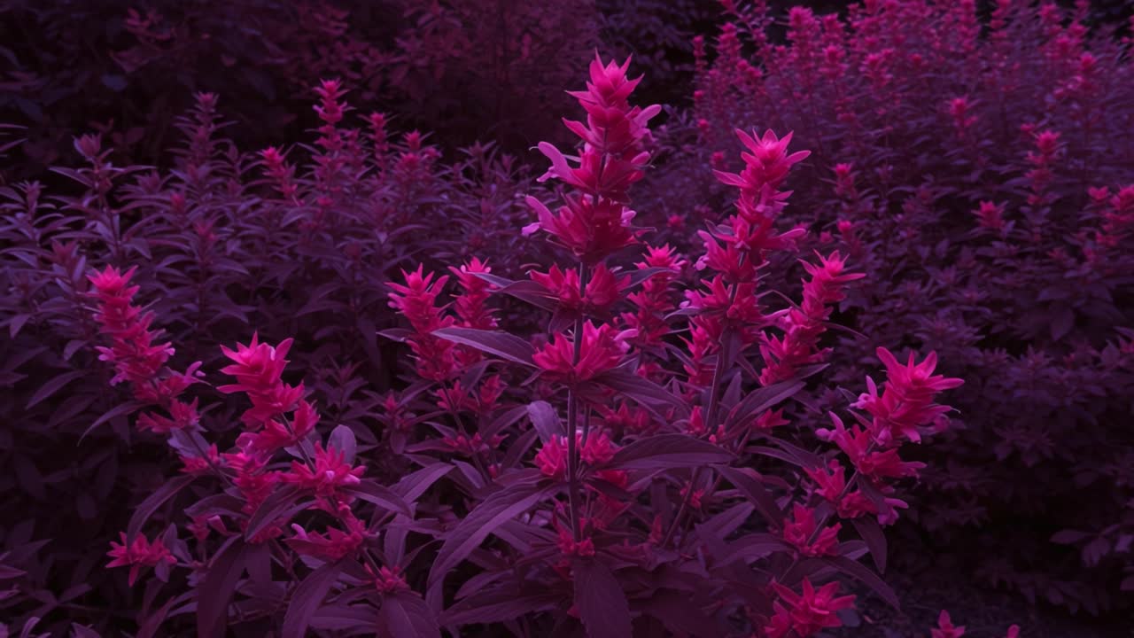 A Vibrant Display of Pink Flora: Captivating Details of Floral Beauty Captured in Two Frames, Showcasing the Rich Color and Intricate Features of Nature's Bounty