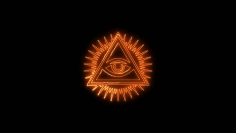 eye of providence fire animation.4k.