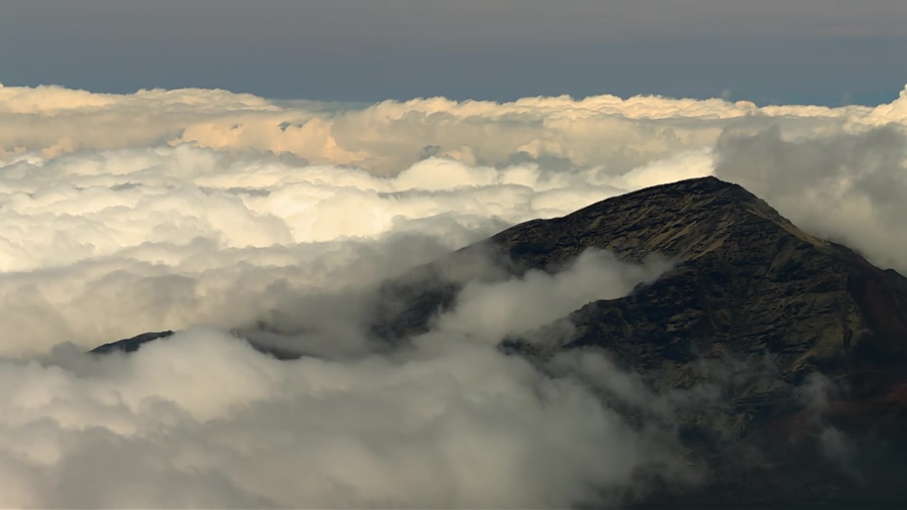 Sea Of Clouds At Haleakala National Park, Maui, Hawaii