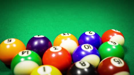 Billiard-balls-on-green-baize