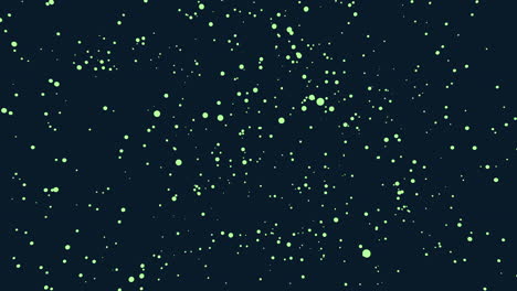 un punto colorido en una galaxia negra