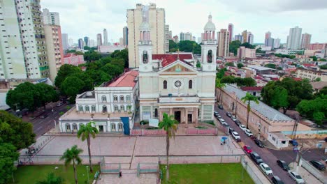 aerial view, belem city landmarks, urban metropolis, conference summit