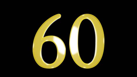 gold number 60