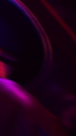 abstract neon light performance