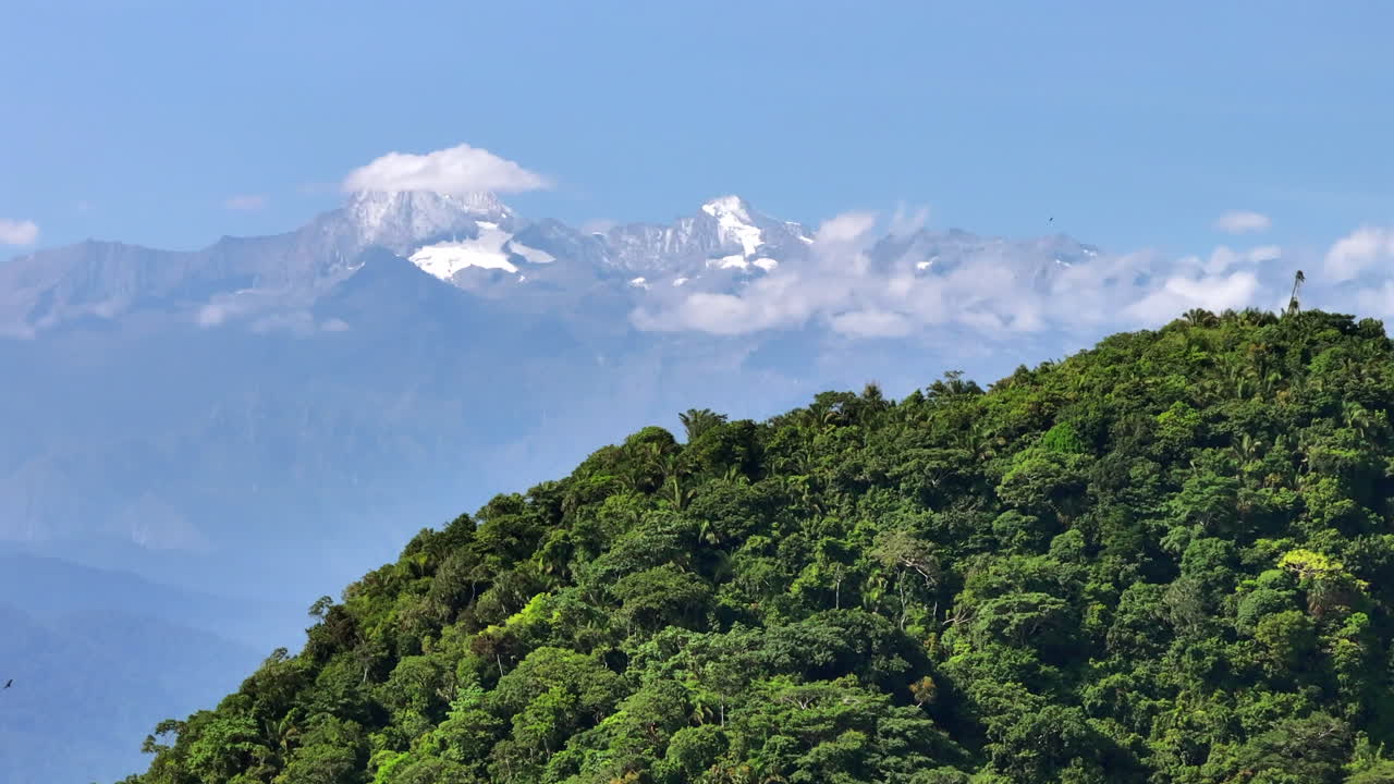 Mountain Pico Cristobal Colon Discovered Behind Jungle Hill Colombia