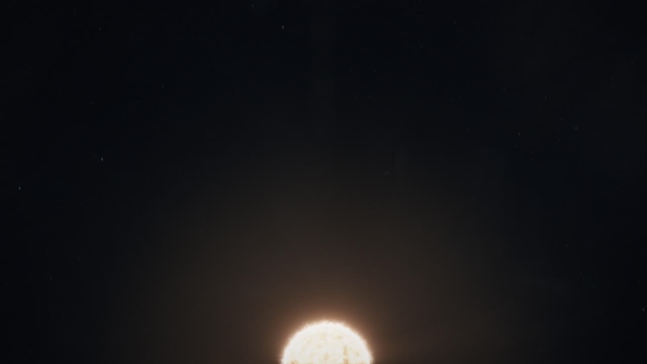 inclinarse hacia abajo para revelar el sol