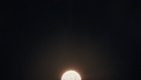 inclinarse hacia abajo para revelar el sol