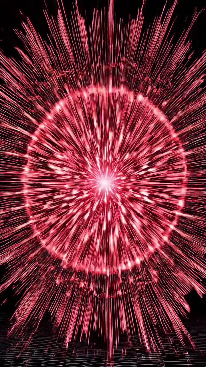 Abstract Explosion Art