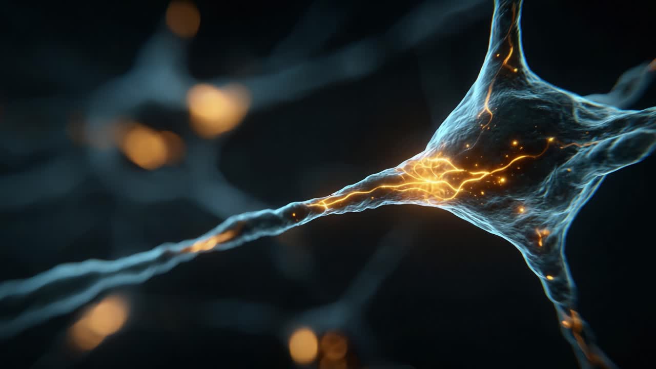 Un approfondimento sulle connessioni neuronali: Esplorando l'affascinante struttura e funzionalità dei neuroni in una straordinaria rappresentazione visiva dell'attività sinaptica