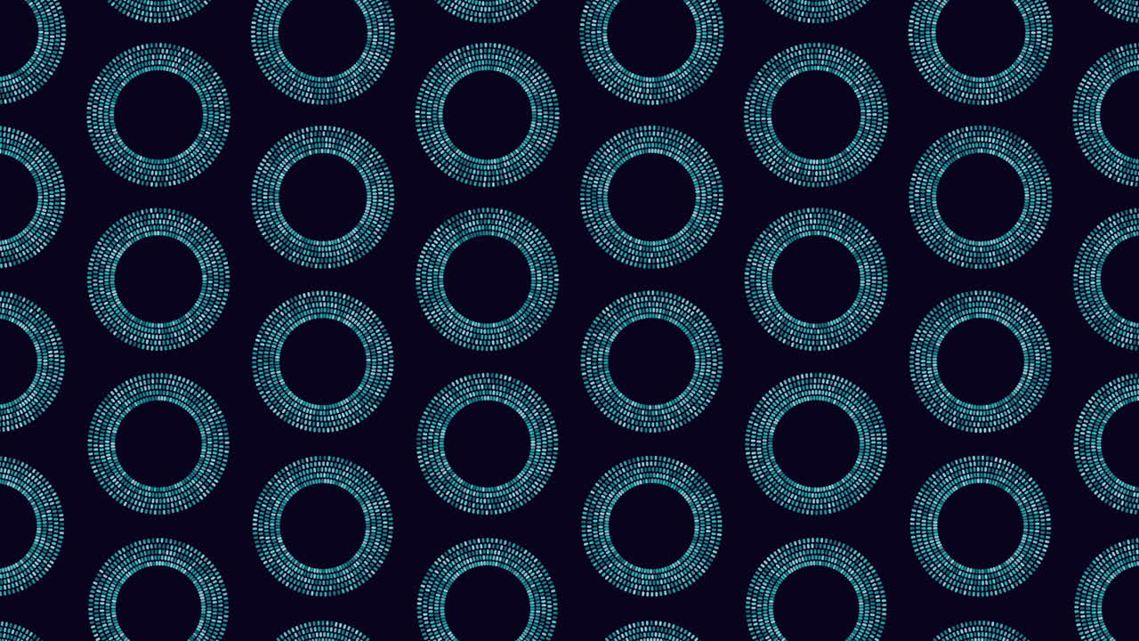 Shiny and matte green circles in repeating pattern
